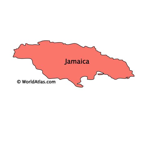 Jamaica Map Jamaica Map And Satellite Image