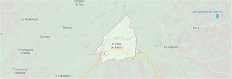 Maps / Mapas / Karten – El Valle de Anton, Panama