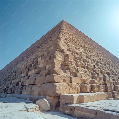 Mysterious pyramids ancient mystical View of the great Pyramid complex