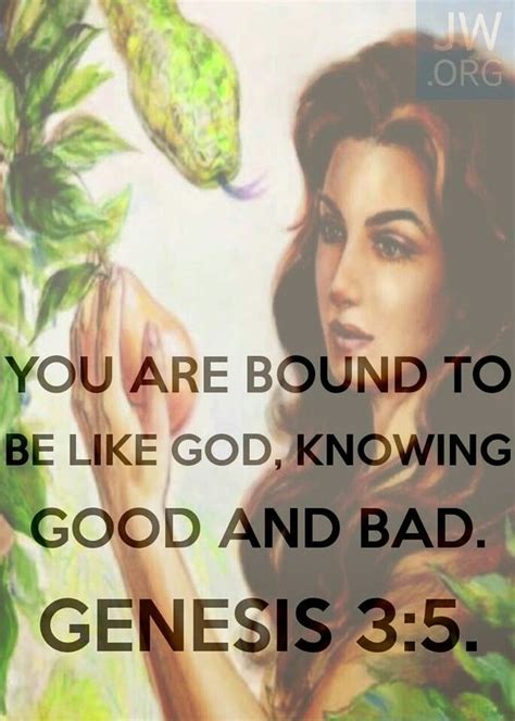Genesis 3:5. | Genesis 3, Christian inspiration, Bible