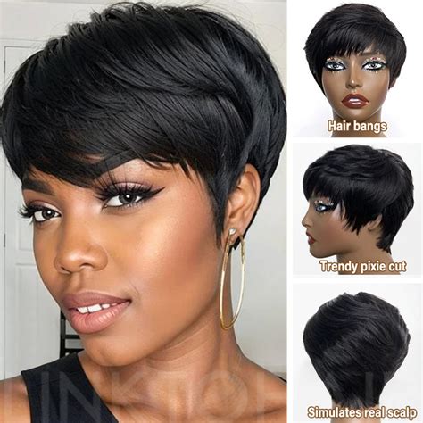 human hair pixie wigs 7