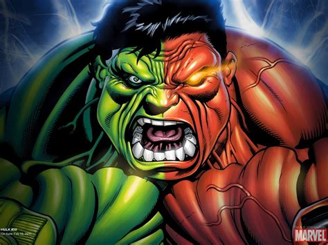 green hulk vs red hulk 30 | Zoom Comics - Daily Comic Book Wallpapers