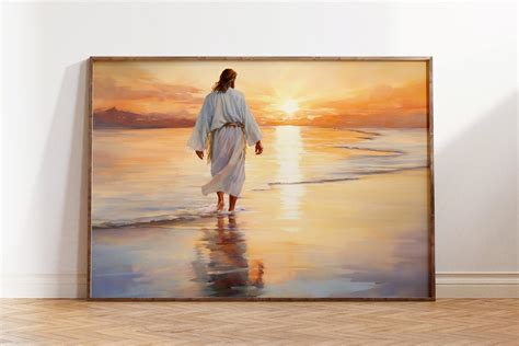 Jesus Walking on Water Jesus Painting Jesus Picture Jesus - Etsy