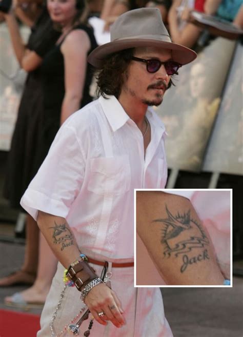 johnny depp tattoos finger