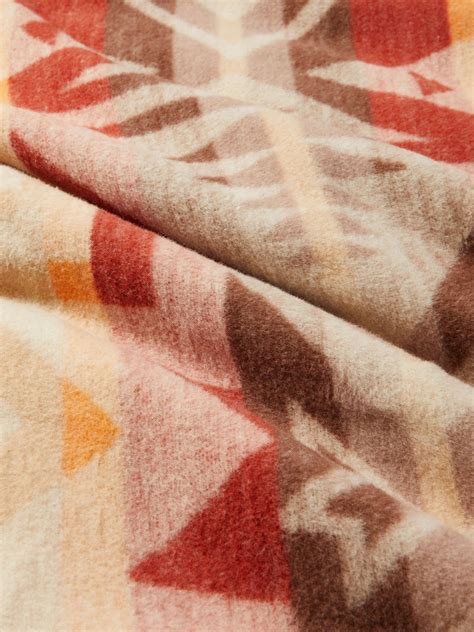 Brown Organic Cotton-Jacquard Blanket | PENDLETON | MR PORTER