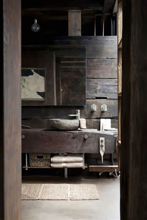 25 Rustic Bathroom Design Ideas - Decoration Love
