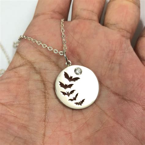Bats Flying Necklace | Bird Jewelry – Handmado.com