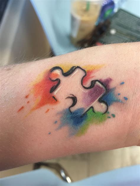 puzzle piece tattoo autism