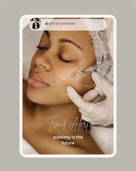 Dr - Trend Alert - No more overfilled faces! 👃 Moderation in facial