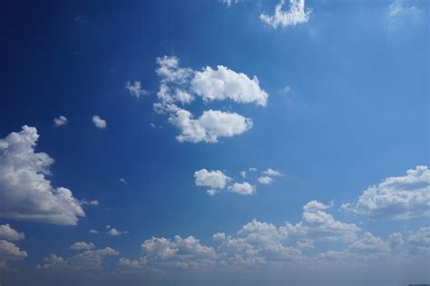 sky - Free photo: Sunny sky - Blue, Bright, Clouds - Free Download