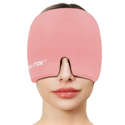 Snapklik.com : EXQUISLIFE Migraine Headache Relief Cap, Gel Ice Head