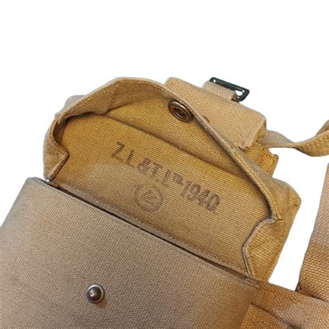 ww canadian army officers pattern  webbing set canadian soldier