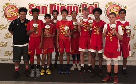 Spring League 14u A - 1st Place - San Diego Sol Basketball