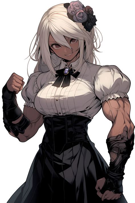 Gothic Muscle girl with new muscles by StrongGirls on DeviantArt