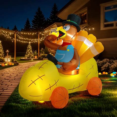 Amazon.com: VIVOHOME 6ft Long Thanksgiving Inflatable LED Lighted