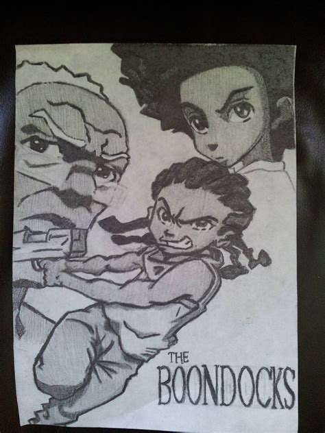 drawing of boondocks