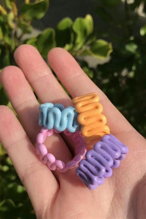 Eğelem yuzukleri | Diy clay rings, Polymer clay ring, Polymer clay