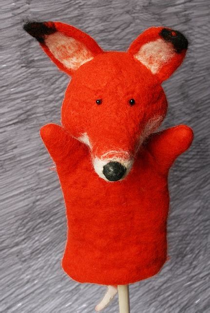 fox puppet felt puppets puppets diy puppets