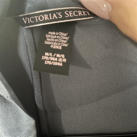 Victoria’s Secret Grey Silk Robe Med/Large - Depop