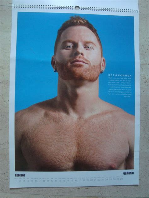 RED HOT rare 2017 GALLERY EDITION MEGA Calendar gay interest Thomas
