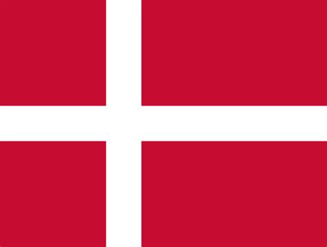 The official flag of the Denmark