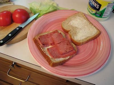 Erin O'Brien: Fried Spam sandwich for lunch