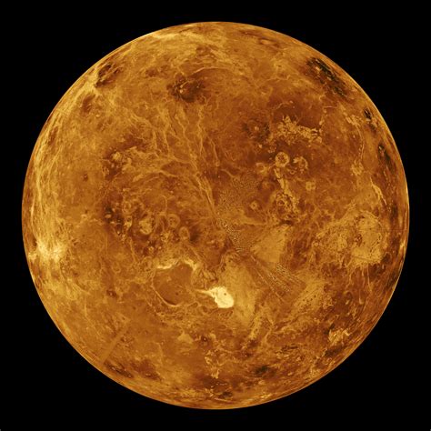 Venus - Computer Simulated Global View of the Northern Hemisphere - NASA Science