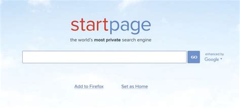 Анонимный поисковик StartPage