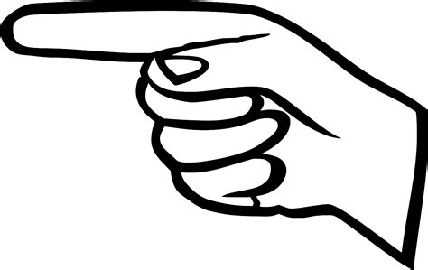 svg hand finger point pointer  svg image icon svg silh