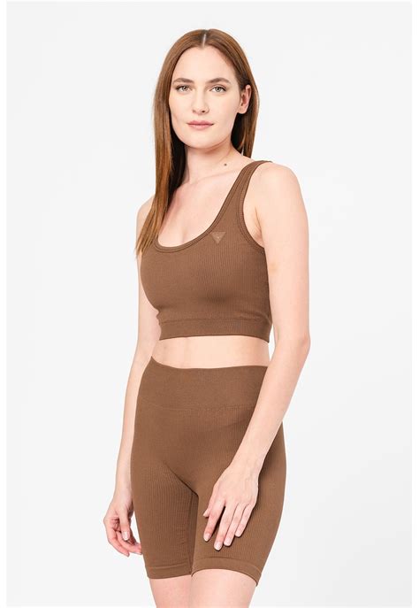 Фитнес бюстие с рипс Guess