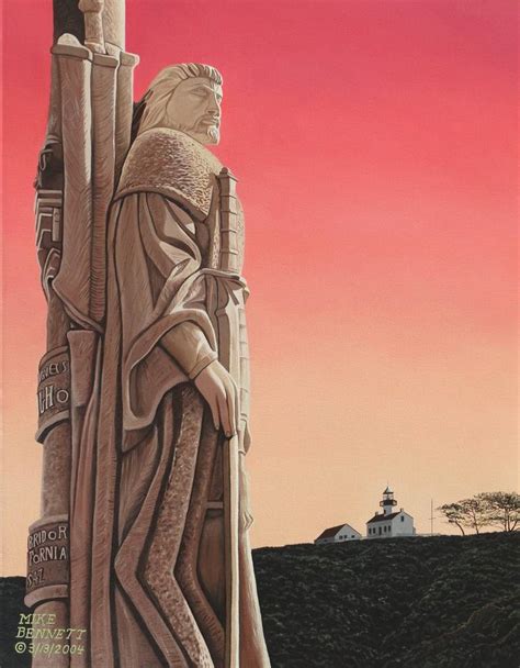 Juan Cabrillo National Monument Painting by Mike Bennett | Saatchi Art