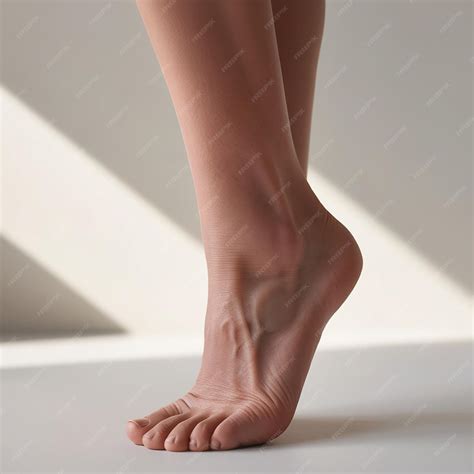 Female Swollen Ankle Photos Common Causes and Remedies | Premium AI