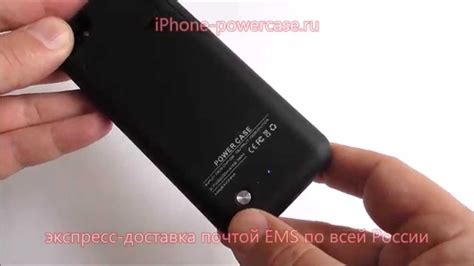 Чехол-аккумулятор для iPhone 5S, 5 черный на 2200 mAh - YouTube