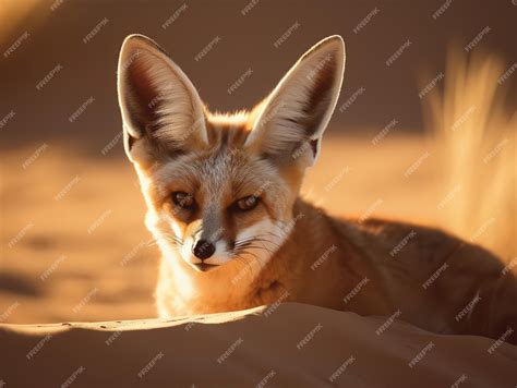 El encanto del zorro fennec en el sahara | Foto Premium