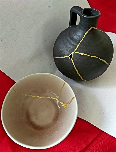japanese art broken pottery