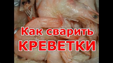 Как сварить королевские креветки - YouTube