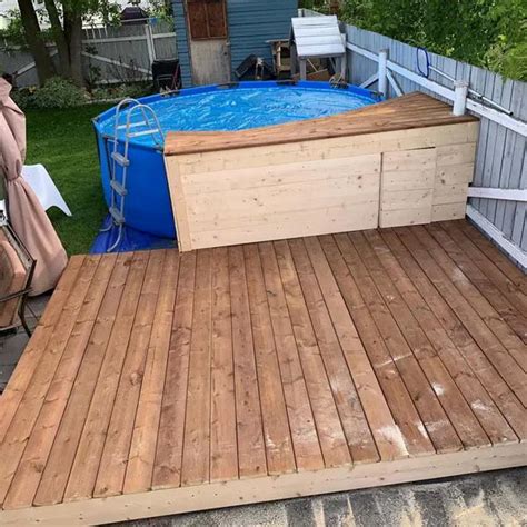 20 Above Ground Pool Deck Ideas to Inspire Your Next Outdoor Project