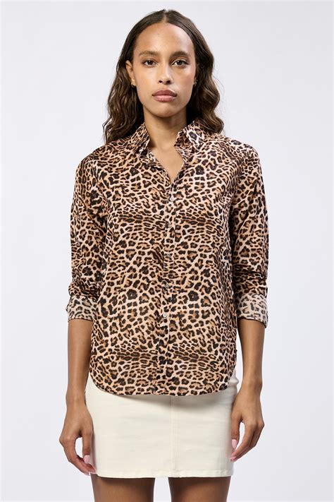 LOLITA NOVELTY SHIRT LEOPARD SAFARI