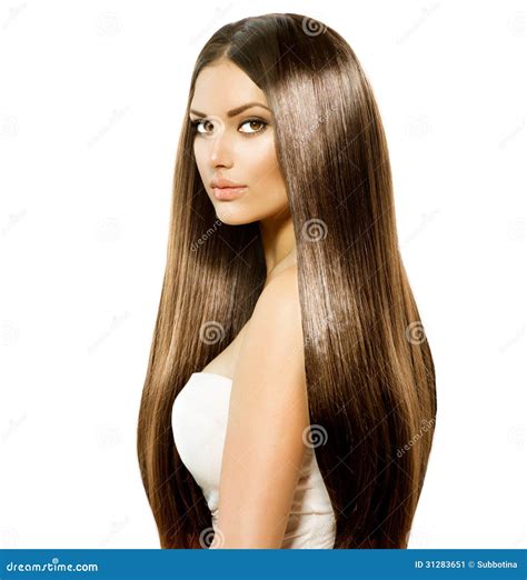 Woman with Long Hair stock image. Image of beauty, hair - 31283651