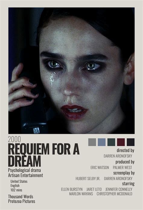 requiem for a dream movie poster | Thriller movies, Movie posters