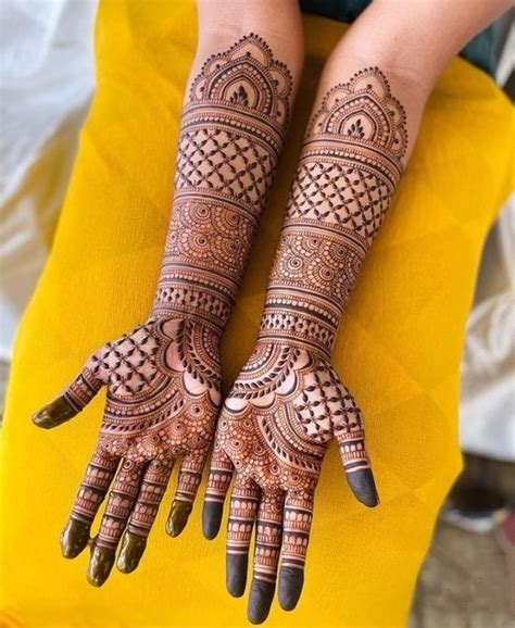 Royal Front Hand Mehndi Design