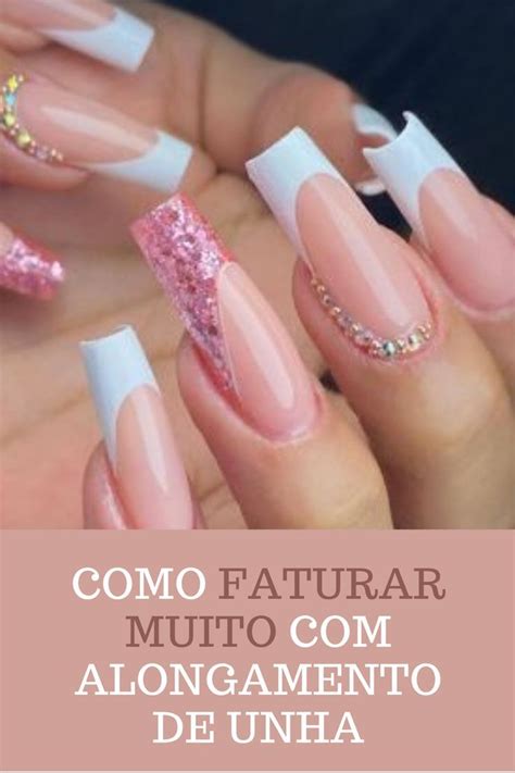 Alongamento De Unhas Simples - Aprenda como fazer alongamento de unha | Unhas simples, Unhas de gel ...