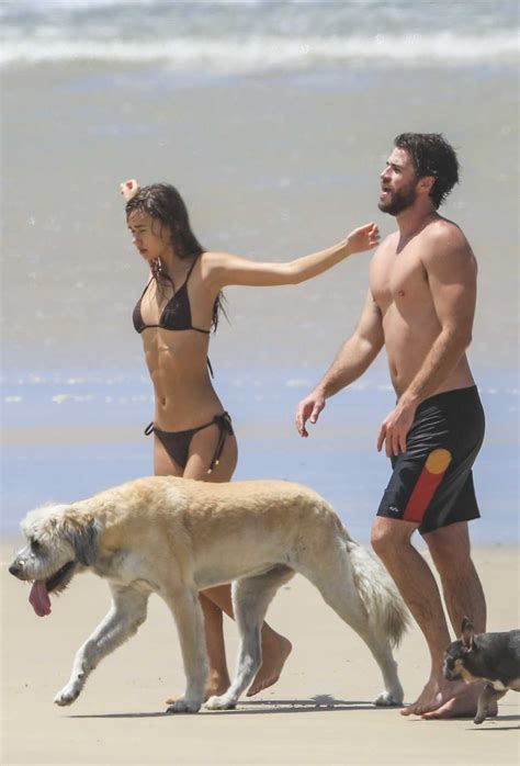 Liam Hemsworth Was Spotted Out with Gabriella Brooks on the Beach in