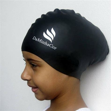 Touca De Natação Cabelo Afro - Touca Natação Cabelo Afro DaMinhaCor | Lojão dos Esportes
