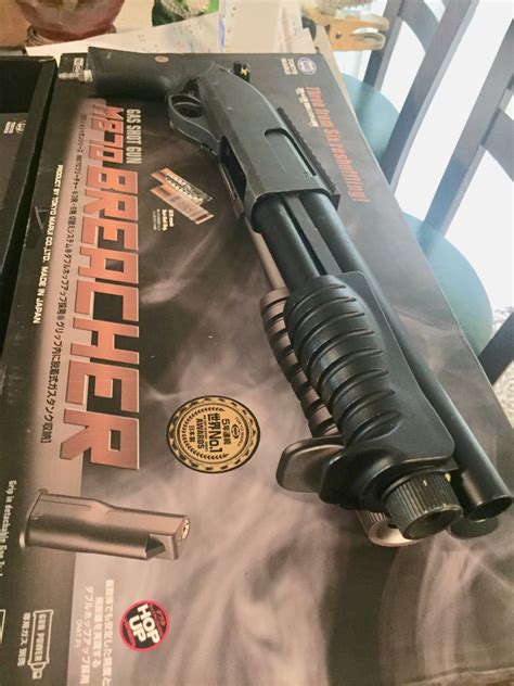 SOLD Hpa TM Breacher m870 shotgun - fully upgraded | HopUp Airsoft