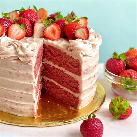 Strawberry Cake Recipe | Deporecipe.co