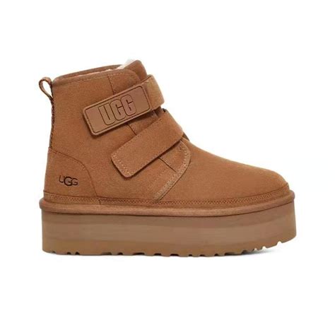 מגפי פלטפורמה פרווה נשים סקוטש UGG האג - זולפה קניות אונליין