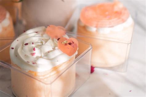 3.74" Disposable Rigid Tiramisus Box Square Clear Cake Container W/Lid ...