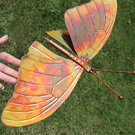 butterfly garden decor stake bold