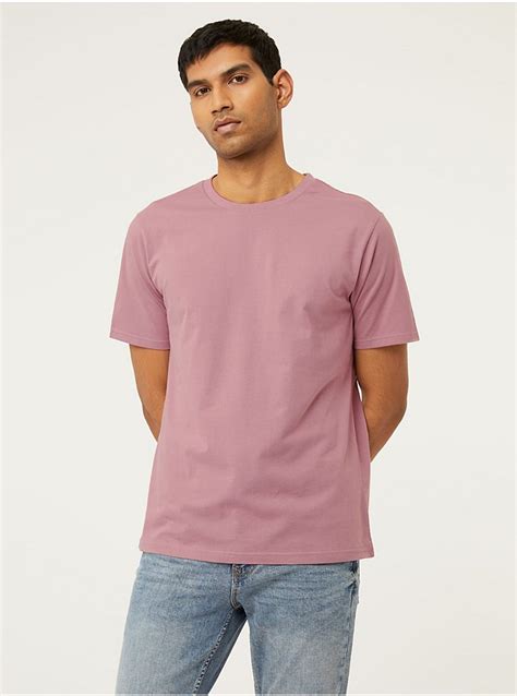 Pink Plain T-Shirt | Men | George at ASDA